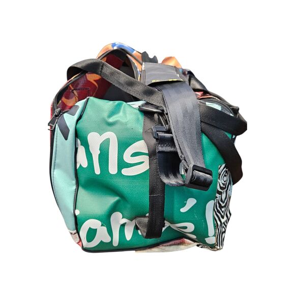 Vaho Trashion Grapic Sustainable Duffle Bag Ttravel Bag Luggage - Picture 8 of 11